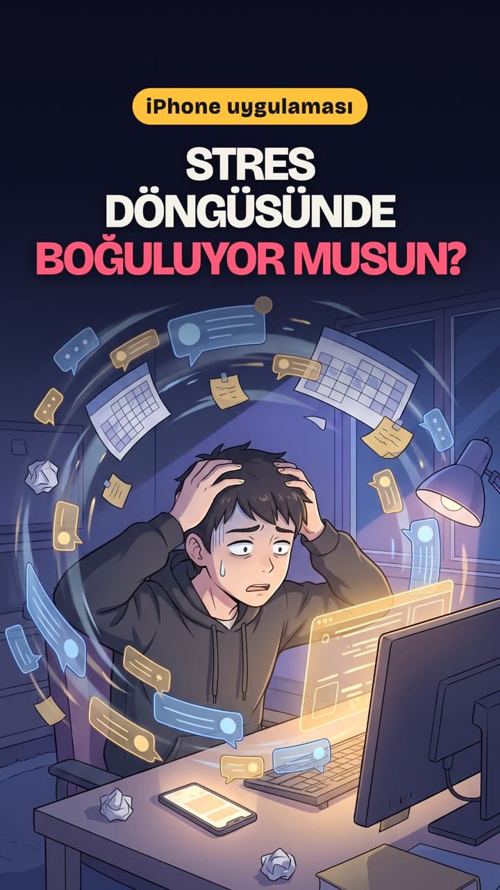 Günlük stresi nasıl yönetirsin? Bunun için iPhone uygulaması yazdım